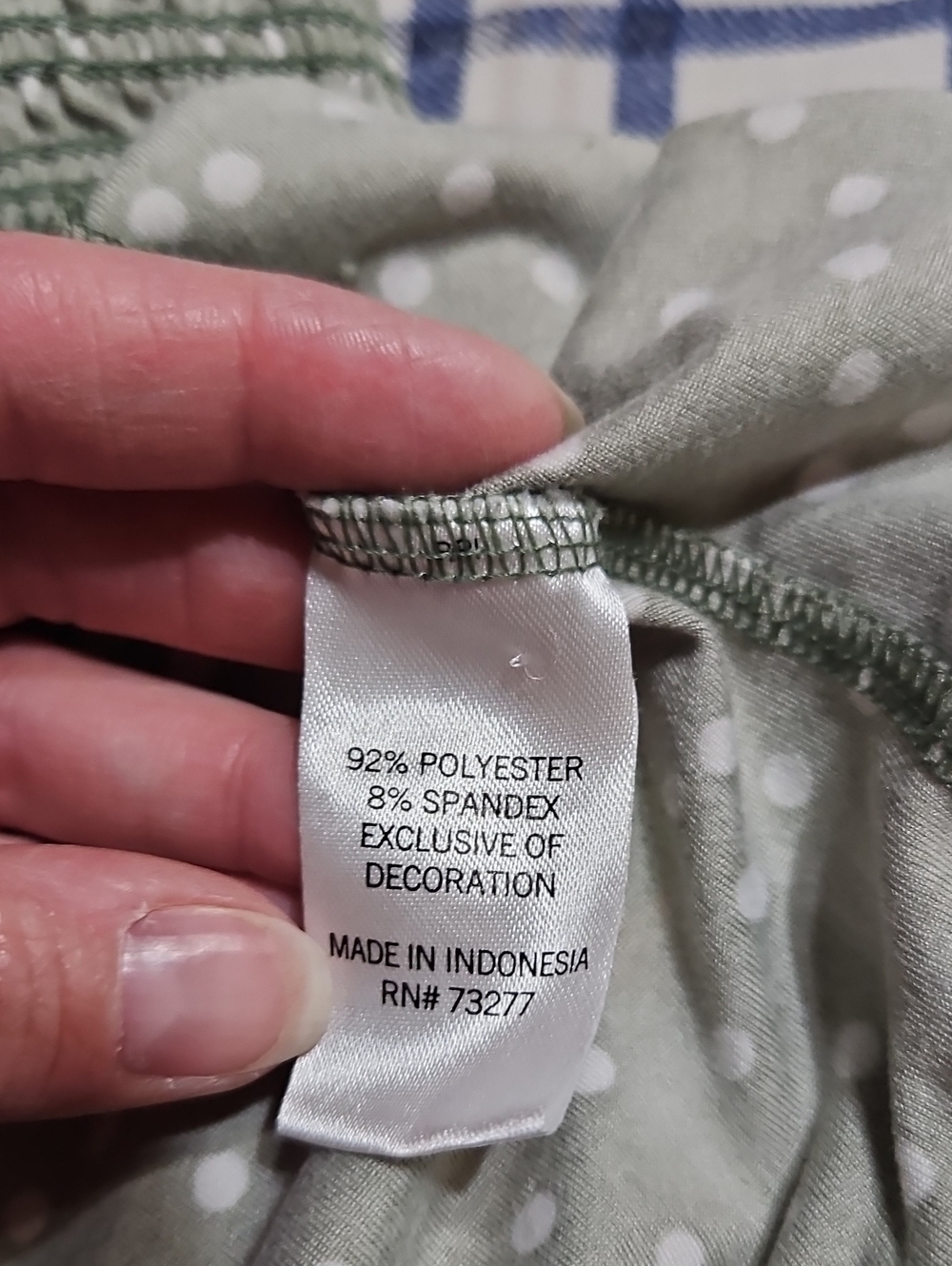SO Olive Green Polka Dot Romper - Picture 5 of 5